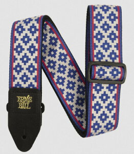 ERNiE BALL / Jacquard Strap #5336 Blue Crux�y�a�J�X�z ����� �M�^�[�X�g���b�v �A�[�j�[�{�[�� ��������R��