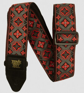 ERNiE BALL / Jacquard Strap #5346 Red King�y�a�J�X�z ����� �M�^�[�X�g���b�v �A�[�j�[�{�[�� ��������R��