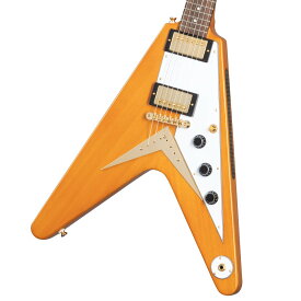 Epiphone / 1958 Korina Flying V (White Pickguard) Aged Natural エピフォン エレキギター フライングV【御茶ノ水本店】