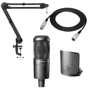audio-technica �I�[�f�B�I�e�N�j�J / AT2020 �R���f���T�[�}�C�N �y�����I�v�V�����Z�b�g�z�y�䒃�m���{�X�z
