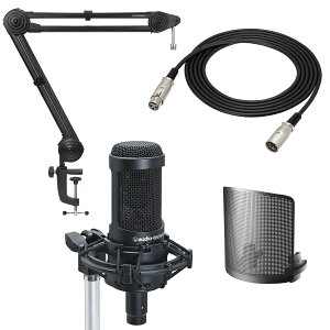 audio-technica �I�[�f�B�I�e�N�j�J / AT2050 DC�o�C�A�X�E�R���f���T�[�E�}�C�N���z�� �y�����I�v�V�����Z�b�g�z�y�䒃�m���{�X�z