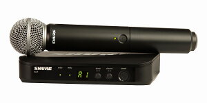 SHURE �V���A / BLX24J/SM58-JB �n���h�w���h�}�C�N ���C�����X�V�X�e���y�~�c�X�z