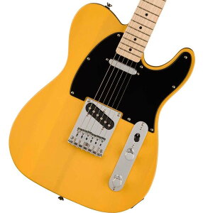 Squier by Fender / Sonic Telecaster Maple Fingerboard Black Pickguard Butterscotch Blonde ypRXz