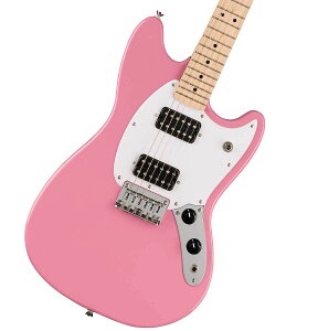 sTttSquier by Fender / Sonic Mustang HH Maple Fingerboard White Pickguard Flash Pink XNC[ GLM^[ ylXz
