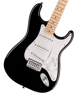 Squier by Fender / Sonic Stratocaster Maple Fingerboard White Pickguard Black XNC[