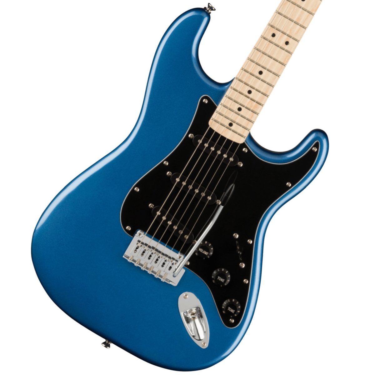 最大80％オフ！Squier by Fender   Affinity Series Stratocaster Maple Fingerboard Black Pickguard Lake Placid Blue エレキギター