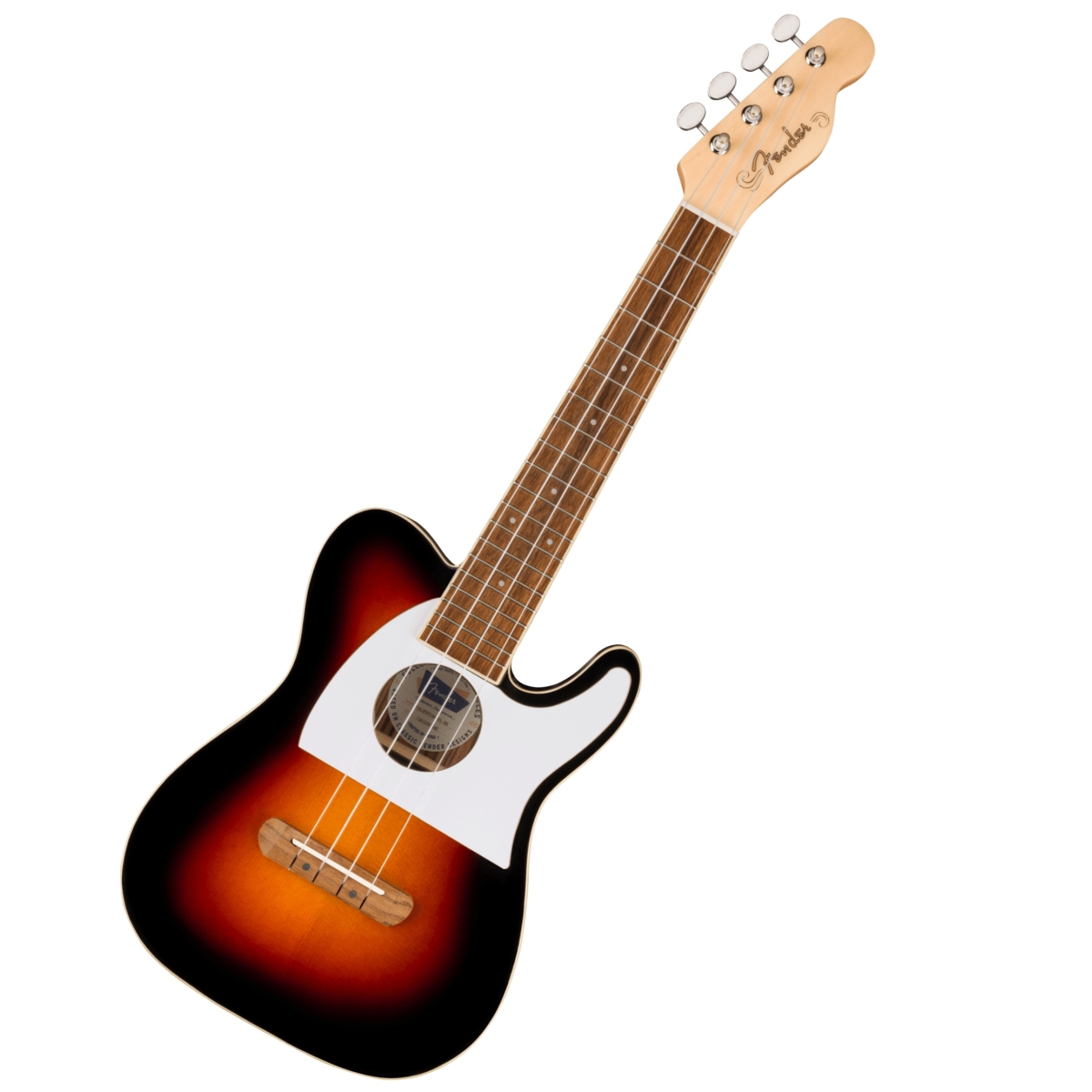 Fender   Fullerton Tele Uke Walnut Fingerboard White Pickguard 2-Color Sunburst フェンダー ウクレレ 