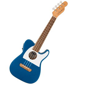 Fender / Fullerton Tele Uke Walnut Fingerboard White Pickguard Lake Placid Blue フェンダー ウクレレ 【横浜店】