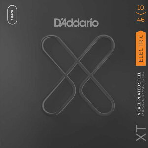 D'Addario / XT Series Electric Guitar Strings XTE1046-3P Regular Light 10-46 (3set pack) �y�����X�z