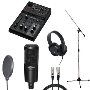 YAMAHA / AG03 MK2 BK × audio-technica AT2020 yzM/R[fBOZbgzy䒃m{Xz