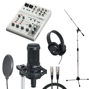 YAMAHA / AG06 MK2 WH × audio-technica AT2035 yzM/R[fBOZbgzy䒃m{Xz