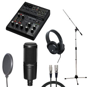 YAMAHA / AG06 MK2 BK × audio-technica AT2020 yzM/R[fBOZbgzy䒃m{Xz