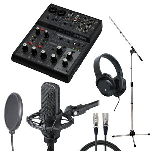 YAMAHA / AG06 MK2 BK × audio-technica AT4040 yzM/R[fBOZbgzy䒃m{Xz