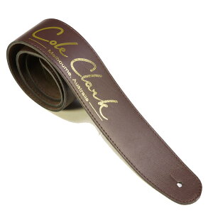 �i�A�E�g���b�g�Z�[���jCole Clark / Leather Strap - Saddle Brown With Gold Logo �I�[�X�g�����A�� �R�[���N���[�N �X�g���b�v �{��