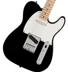 Squier by Fender / Sonic Telecaster Maple Fingerboard White Pickguard Black XNC[yÉhXz