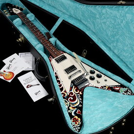 【中古】 GIBSON CUSTOM / INSPIRED BY Series Jimi Hendrix Psychedelic Flying V "Love Drops" 2006 【S/N JIMI232】【渋谷店】