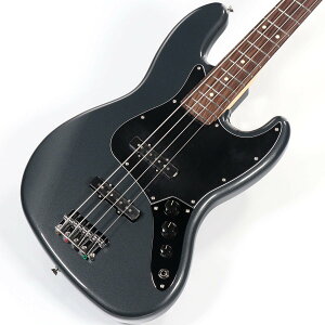 [Tt]Fender / FSR Collection Hybrid II Jazz Bass Charcoal Frost Metallic with Matching Head tF_[ [{]ylXzyYRKz