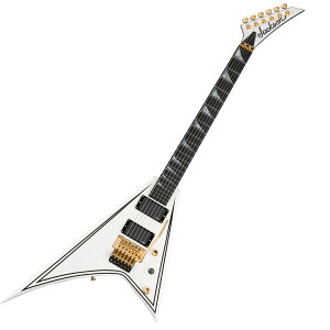 Jackson / MJ Series Rhoads RR24MG Ebony Fingerboard White with Black Pinstripes [{] WN\y~cXz