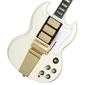 Epiphone / Inspired by Gibson Custom 1963 Les Paul SG Custom with Maestro Vibrola Classic White