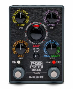 LINE6 / POD Express Bass ���C��6 �}���`�G�t�F�N�^�[�y�䒃�m���{�X�z