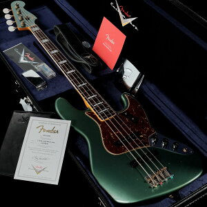 Fender Custom Shop / LTD 1966 Jazz Bass Journeyman Relic Aged Sherwood Green MetallicyaJXz