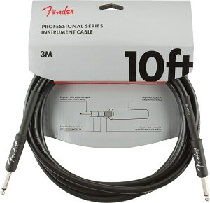 FENDER / Professional Series Instrument Cable, S/S 10FT(��3M) Black