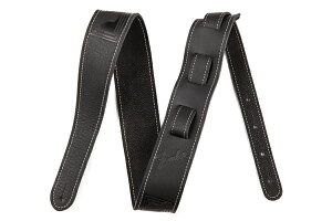 Fender / Monogram Leather Strap Black M^[Xgbv