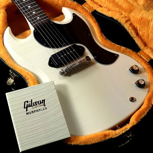 Gibson Custom Shop / Murphy Lab 1963 SG Junior Lightning Bar Ultra Light Aged Polaris WhiteyaJXzsaJXZ[ty`Ciz