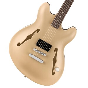 Fender / Tom DeLonge Starcaster Rosewood Fingerboard Chrome Hardware Satin Shoreline Gold tF_[ gEfOyrܓXz GLM^[