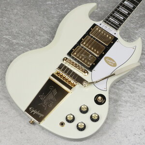 Epiphone / Inspired by Gibson Custom 1963 Les Paul SG Custom with Maestro Vibrola Classic WhiteyVhXz