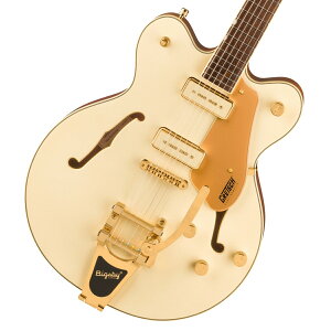 Gretsch / Electromatic Pristine LTD Center Block Double-Cut with Bigsby Laurel Fingerboard White Gold Ob`ypRXz