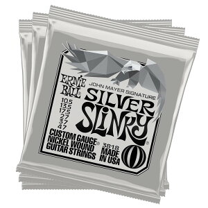 ernie ball / 3818 John Mayer Silver Slinky Signature Electric Guitar Strings 3-pack 10.5-47 A[j[{[ WEC[ ylXz