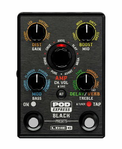 Line6 / POD Express Black ���C��6 �}���`�G�t�F�N�^�[ �n�C�Q�C���E�T�E���h�y�䒃�m���{�X�z