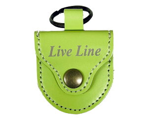 LIVE LINE / Leather Pick Case PC1200YGN ���C�g�O���[�� ���U�[�s�b�N�P�[�X �y�����X�z