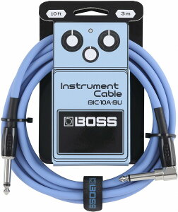BOSS / BIC-10A-BU Instrument Cable ブルー ボス ギターケーブル ギターシールド 3m 3メートル