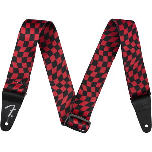 sWEBSHOPNAXZ[tFender / Wavy Checkerboard Polyester Strap Red tF_[ [M^[x[XpXgbv]