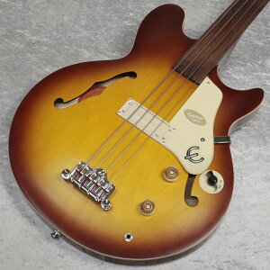 Epiphone / Jack Casady Fretless Bass Aged Royal Tan tbgX x[X