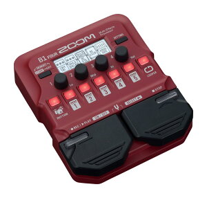 ZOOM / B1 FOUR Bass Multi-Effects Processor �x�[�X�p �d�r�쓮�\ ���Y��/���[�p�[�@�\���� �y�V�h�X�z