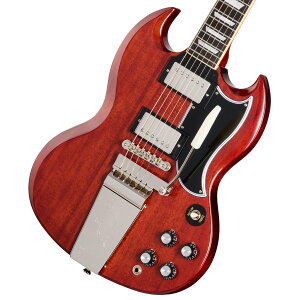 sTttEpiphone / Inspired by Gibson Custom 1964 SG Standard with Maestro Vibrola Reissue Cherry Red GstH ylXz