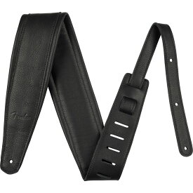 Fender / 3.5" Premium Leather Strap Black フェンダー [高級レザーストラップ][USA製]