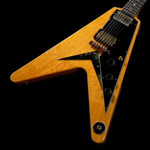Gibson Custom Shop / 1958 Korina Flying V Reissue VOS Natural Black Pickguard(重量:3.32kg)【S/N:841663】【渋谷店】【アウトレット特価】