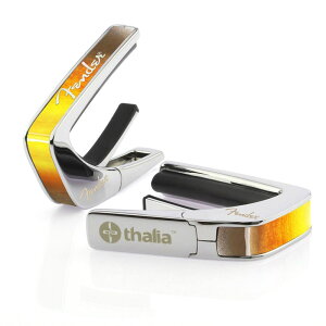 Thalia Capos / Fender License Model SUNBURST w/White Spaghetti Logo Chrome