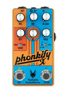 Tsakalis Audio Works / Phonkify X Octave/Wah/Envelope �^�X�J���X�I�[�f�B�I�y�������K�i�z�y�V�h�X�z