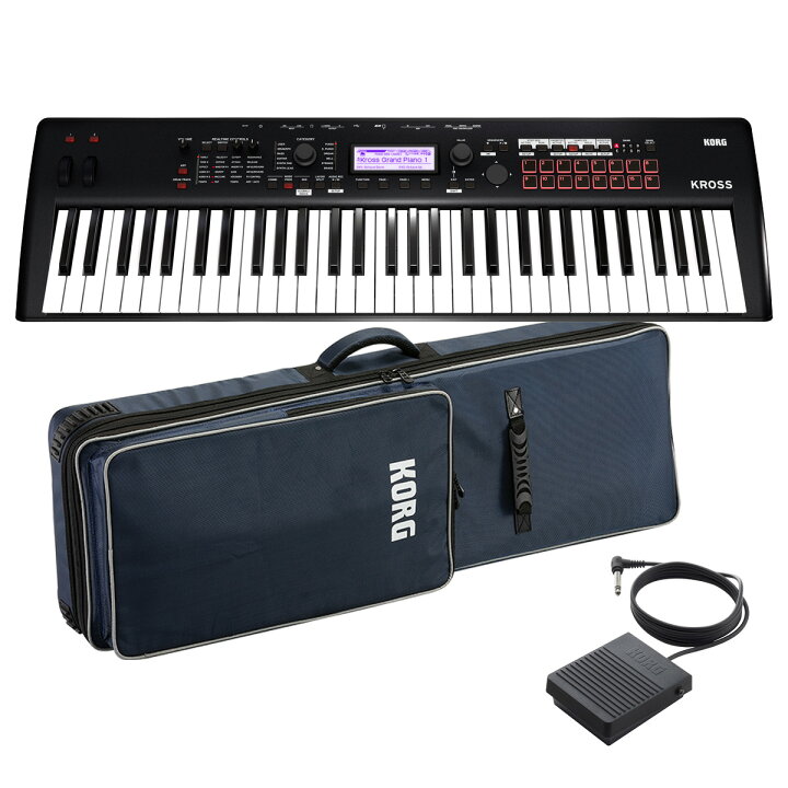 楽天市場】KORG / KROSS2-61 MB ケース＆ペダルセット【渋谷店 