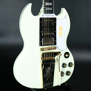 Epiphone by Gibson / Inspired by Gibson Custom 1963 Les Paul SG Custom w/Maestro Vibrola Classic WhiteyS/N 25021532044zyAEgbgzyÉhXz