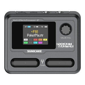 Sonicake / Pocket Master BK �u���b�N �|�P�b�g�}�X�^�[ �}���`�G�t�F�N�^�[ �\�j�P�[�L �y�������K�i�z�y�V�h�X�z