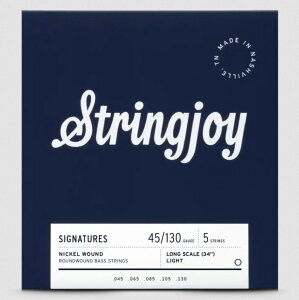 Stringjoy / SJ-BA45130LS 5String Long Scale Nickel Wound Bass Strings 45-130