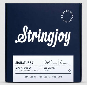 Stringjoy / SJ-BAL10 Nickel Wound Electric Guitar Strings Balanced Light 10-48