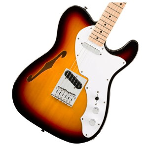 Squier by Fender / Affinity Series Telecaster Thinline Maple Fingerboard White Pickguard 3-Color Sunburst XNC[