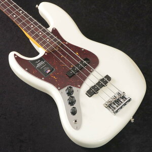 Fender/ American Professional II Jazz Bass Left-Hand Rosewood Fingerboard Olympic White [BAEgbg]yS/N US2025377zy䒃m{Xz